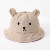 🌞Too Cute to Handle! Baby Bear Summer Hat With Ears – Sun-Safe & Stylish for Little Explorers - ThiGui