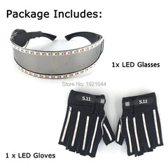 π§€ LED Glow Glasses + Gloves β¨ | Dance, Dazzle & Shine at Every Party! πΊπ‘ - ThiGui