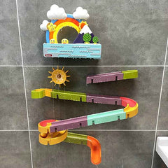 🌈 Duck Slide Bath Toy – Rainbow Water Play for Splashy Fun! 🛁🦆 - ThiGui