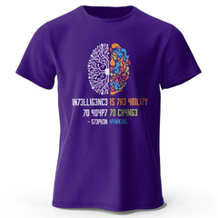 Brain Power Cotton Tee 🧠✨ Funny Soft & Breathable Unisex T-Shirt - ThiGui