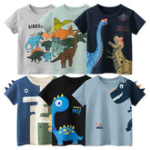 🦖 Roarsome Summer Style for Little Explorers! Dino-Mite Summer T-Shirt for Boys – Cool, Comfy & Full of Roar! - ThiGui