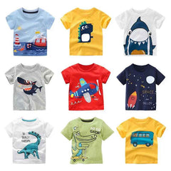 👕Adorable Cotton Cartoon Tees – Comfy Summer Fun for Little Explorers! - ThiGui