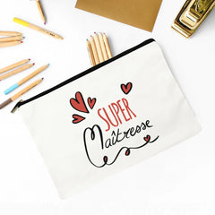 👜 Merci Maîtresse Pouch – The Sweetest Everyday Gift for Teachers & School Staff! 🎨 - ThiGui