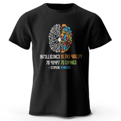 Brain Power Cotton Tee 🧠✨ Funny Soft & Breathable Unisex T-Shirt - ThiGui
