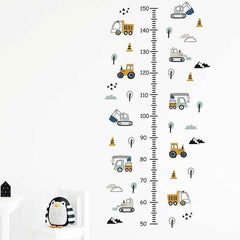 Adorable Car-Themed Height Chart – Watch Your Little One Grow with Big Smiles! - ThiGui
