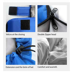 ๐๏ธ Toasty Nights, Happy Campers! โ Kidsโ Hooded Sleeping Bag ๐๐งธ - ThiGui