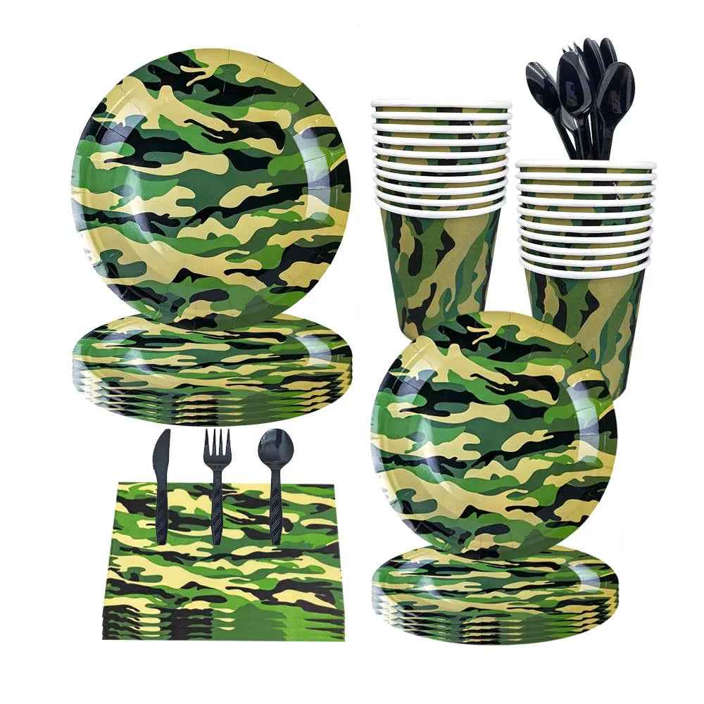 🪖The Ultimate Camouflage Party Set – Turn Your Boy's Birthday Into an Army Adventure! - ThiGui