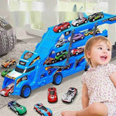🚚Transforming Truck Toy with Folding Race Track for Boys Who Love Cars and Construction - ThiGui