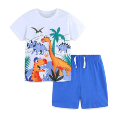🦕🌞 Dino Explorer Summer Set – For Wild Little Adventurers! 👦🎽 - ThiGui