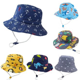 🧢 Cool & Covered! Lightweight Panama Bucket Hat for Babies & Toddlers ☀️🌿 - ThiGui