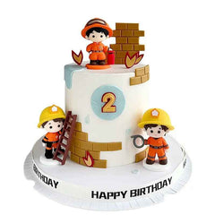 🎈Sound the Alarm – Firefighter Cake Toppers to Spark Birthday Fun! - ThiGui