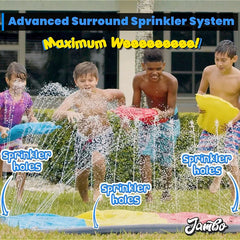 🌊💦 Slip, Slide & Smile! Backyard Water Slide with Sprinkler – The Ultimate Summer Splash 🌞👧🧒 - ThiGui