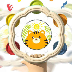 🐸Tap, Giggle, Grow! The Sweet Montessori Drum for Little Hands and Curious Ears - ThiGui