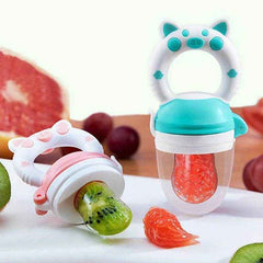 š„Silicone Baby Feeder Spoon and Fruit Pacifier for Boys Starting Solids and Teething in Style - ThiGui