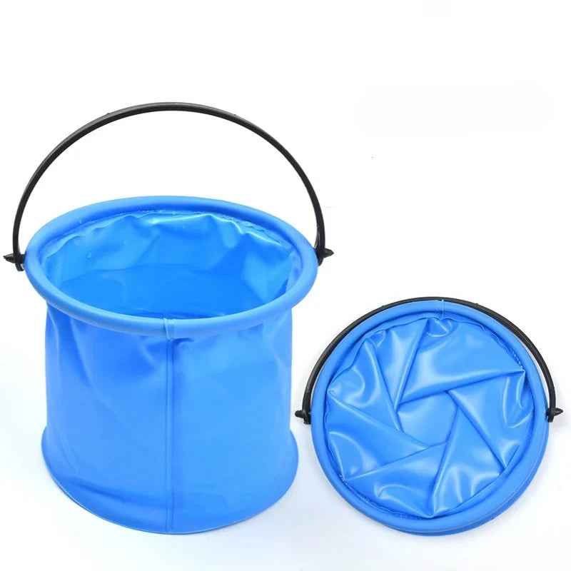 🎣 Handy Folding Bucket for Busy Days – Perfect for Fishing, Car Washes, and More! 🎣 - ThiGui
