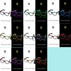 💫Glow Party Magic! Light-Up Neon Glasses for Boys Who Love to Shine - ThiGui