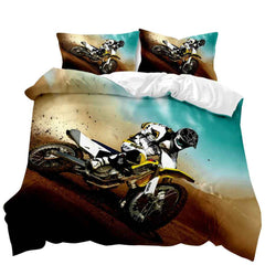 🏍️ Motocross Mania Duvet – Racing Bedding for Little Speed Lovers! - ThiGui