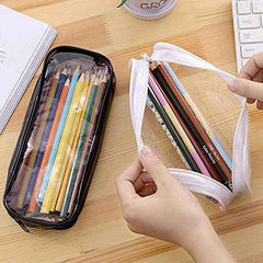 💡Pretty & Practical! Kawaii Transparent Pencil Case Every Girl Will Love - ThiGui