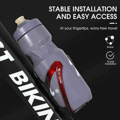 ✨ Ultra-Light Rainbow Water Bottle Holder – Keep Your Little Cyclist Hydrated in Style! 🚴♂️🌈 - ThiGui