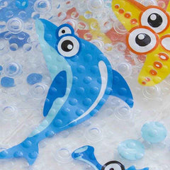 🐾 Safe, Sweet & Splash-Ready – Cartoon Suction Bath Mat for Kids Who Love Bathtime Fun! - ThiGui