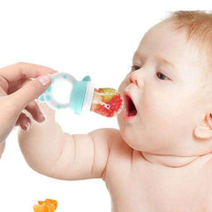 š„Silicone Baby Feeder Spoon and Fruit Pacifier for Boys Starting Solids and Teething in Style - ThiGui