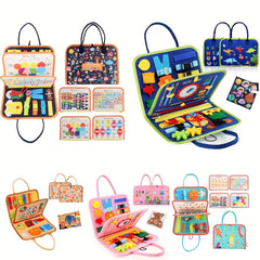 🎒🧩 Montessori Busy Board – Hands-On Fun for Curious Little Learners! 🧠🚪 - ThiGui