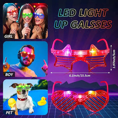 🎉 Glow Party Glasses – Light-Up Fun for Birthdays, Sleepovers & Celebrations! 😎✨ - ThiGui