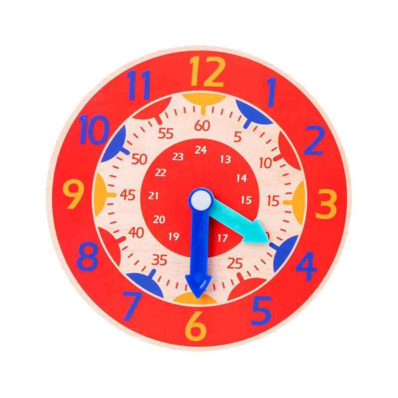 🐸Clever Little Clocks: The Wooden Time-Teaching Toy Every Mum Will Love! - ThiGui