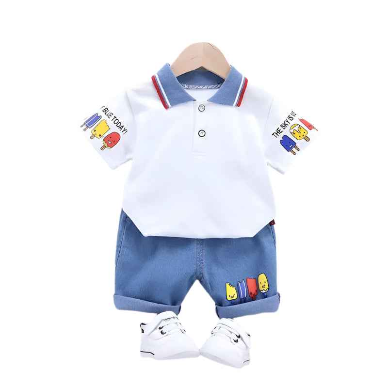 Adorable Cartoon Summer Set for Little Explorers – Soft, Stylish & Play-Ready! - ThiGui