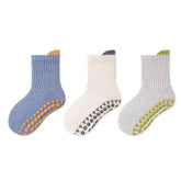 🧦3 Pairs of Comfy, Non-Slip Baby Socks – Perfect for Wiggly Toes on the Go! - ThiGui
