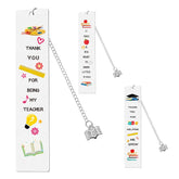 📚🌟 A Bookmark That Says “Thank You” – Colourful Steel Gift for Inspiring Teachers ✏️🍎 - ThiGui