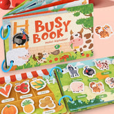 📘✨ Montessori Busy Book – Hands-On Learning & Matching Fun for Curious Toddlers! 👶🎓 - ThiGui