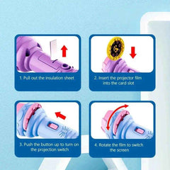 🛏️Cartoon Story Projector Flashlight for Boys with 80 Magical Bedtime Patterns - ThiGui