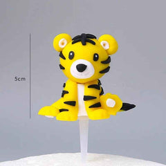 🎂Jungle Joy Cake Toppers – Adorable Safari Animals for a Wildly Cute Celebration! - ThiGui