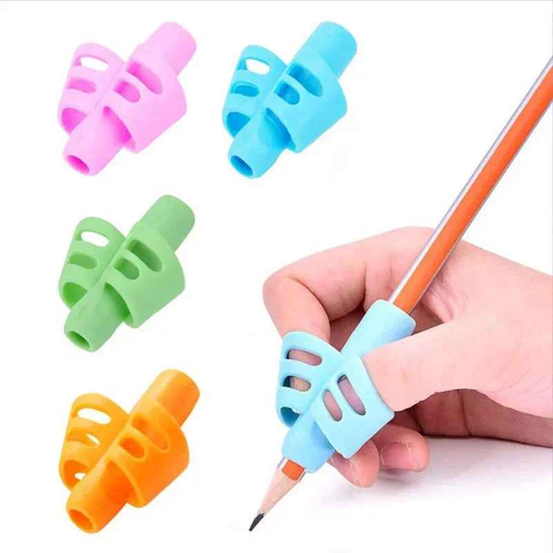 ✍️ Little Hands, Right Grip – Silicone Pencil Aids for Better Writing Posture! 🖊️🐾 - ThiGui