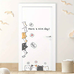 Sweet Cat Wall Stickers – Bring Cuddly Charm to Your Child’s Room! - ThiGui