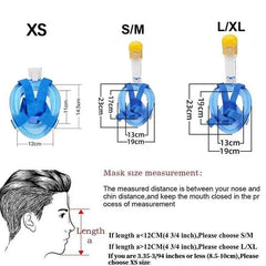 🐠Full Face Snorkel Mask for Boys Who Want to Explore the Underwater World with Confidence - ThiGui