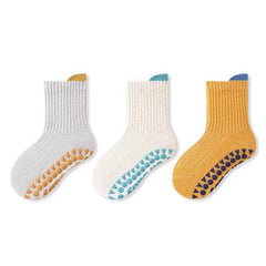 🧦3 Pairs of Comfy, Non-Slip Baby Socks – Perfect for Wiggly Toes on the Go! - ThiGui