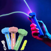 🌈 Light-Up String Launcher Toy 🚀 | Glow-in-the-Dark Fun for Little Explorers! 🎇🎯 - ThiGui