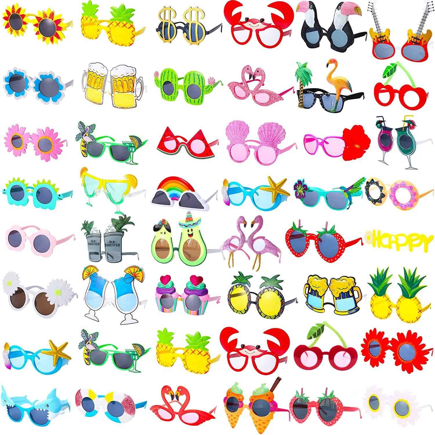 🦩 Party in Paradise – Tropical Luau Glasses for Endless Summer Fun! 🍍😎 - ThiGui