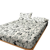 🐶 Snuggle Up with a Paw-some Pup! Adorable Dog Fitted Sheet - ThiGui