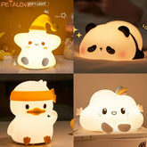 🐼🌙 Sweet Dreams Light – Soft Silicone Animal Night Lamp for Kids 💡🧸 - ThiGui