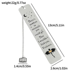 ππ A Touch of Fantasy β Dragon Knight Stainless Steel Bookmark for Brave Young Readers βοΈπ₯ - ThiGui