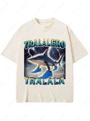 🦈 LOL Shark Alert! Funny Meme T-Shirt for Boys – Tralalero Tralala – Cool, Comfy & Totally Unique! 🤪👕 - ThiGui
