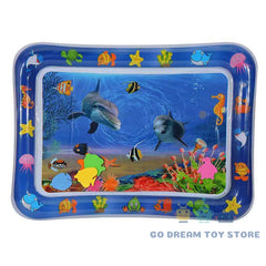 💧 Baby Water Play Mat – Inflatable Tummy Time Fun for Little Explorers! 🐢🌞 - ThiGui