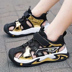 1.1 👟🌊 All-Terrain Adventure Sandals for Boys – Beach to Playground Ready! 🏖️🚀 - ThiGui