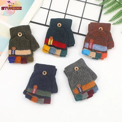🧤✨ Flip-Top Kids Gloves – Warm, Practical & Perfect for Autumn-Winter Adventures! 🎒✍️ - ThiGui