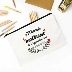 👜 Merci Maîtresse Pouch – The Sweetest Everyday Gift for Teachers & School Staff! 🎨 - ThiGui