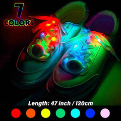 🌈Light-Up Party Shoelaces – Fun, Flashy & Fabulous for Your Little Adventurer's Feet! - ThiGui