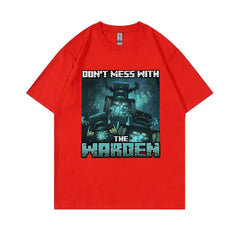 Game On Warden Tee 🎮🔥 Soft 100% Cotton Oversized Fun for Cool Boys - ThiGui